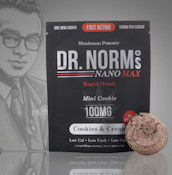 [Dr. Norms] Nano MAX Cookie - 100mg - Cookies & Cream