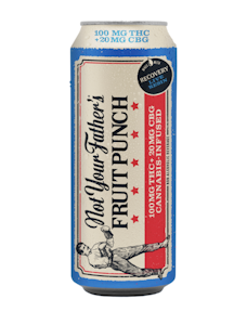 PABST BLUE RIBBON - Not Your Father's Recovery - Fruit Punch - 100mgTHC/20mgCBG