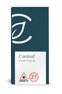 CURALEAF - Grassroots Dark Heart Collection Preroll 5 Pack 2g Titan Express (S) 01486 TC 29.23%
