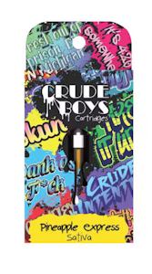 Crude Boys Concentrates - Crude Boys 1g Cartridge - Pineapple Express (Sativa)