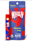 WHOA Vape AIO 1.0g Indica Atomic Pop