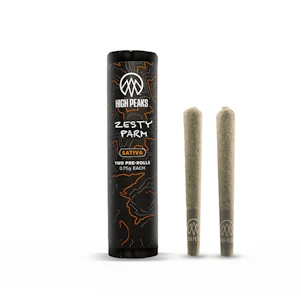 HIGH PEAKS (NY) - High Peaks | Preroll | Zesty | 2-pack | 0.75g