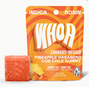 WHOA ROSIN Pineapple Habanero Gummy Bite (100mg)