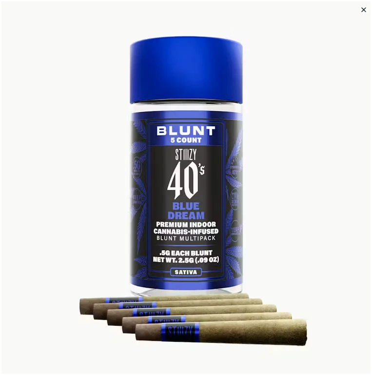 STIIIZY - [Stiiizy] Infused Blunt 5 Pack - 2.5G - Blue Dream (S) Main Image