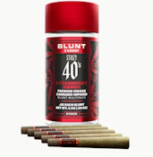 STIIIZY Infused 40's Mini Blunts 5pk 2.5g Strawberry Mango