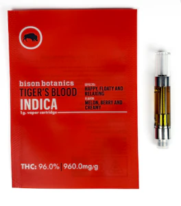 Bison Botanicals - Tiger's Blood - 1G 510 Vape