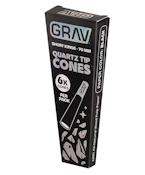 GRAV Quartz Tip Pre-Rolled Cones | Black