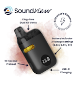 SoundView Dank Sinatra Live Resin Disposable Vape (1g) T91.62% (I) 00223