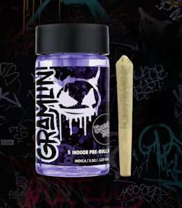 GRAMLIN - 5pk Gramlin Indoor Pre-rolls - Peach Pie 31%