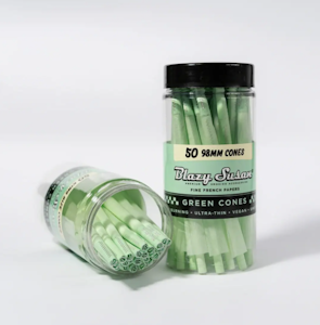 BLAZY SUSAN - Blazy Susan King Size Green Cones | 50pk