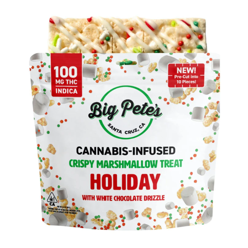 Big Pete's Treats - Big Pete's - 100mg - Holiday Crispy Marshmallow Treat Main Image