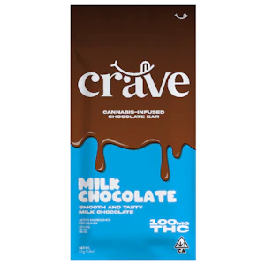 Crave - Crave - 100mg Bar - Milk Chocolate