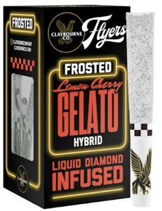 CLAYBOURNE CO. - [Claybourne Co.] Frosted Infused Preroll 5 Pack - 2.5g - Lemon Cherry Gelato (H)