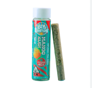 Sol Fusion - Mango Kush - 1.2g Infused Pre-roll (Sol Fusion)