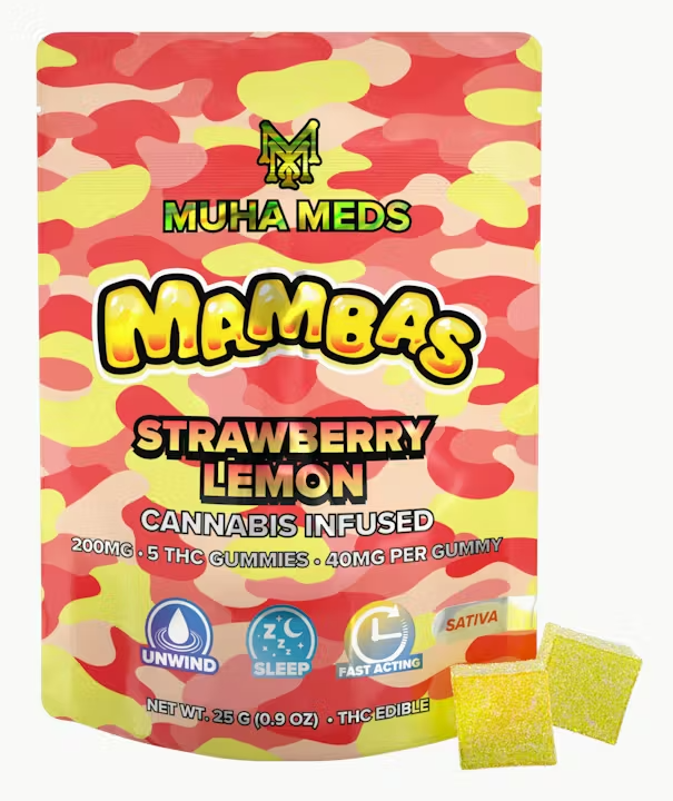 Strawberry Lemon - Gummies - 10pk - 100mk