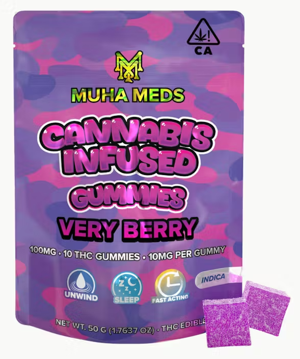Very Berry - Gummies - 10pk - 100mk