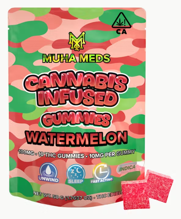 Watermelon - Gummies - 10pk - 100mk