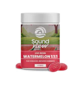 SoundView Live Resin Watermelon 1:1:1 Gummies T99.6mg C108mg C102.2mg (H) 00192