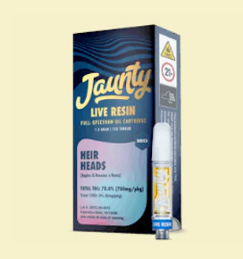 Jaunty | vape | live resin - heirheads | 1G | 510 cart |