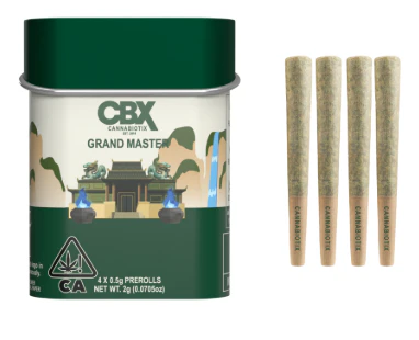 CBX: Cannabiotix - CBX - PREROLL - GRAND MASTER - 2G 4PK Main Image