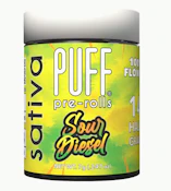 PUFF Pre Roll 0.5g 14 ct. Sativa Sour Diesel