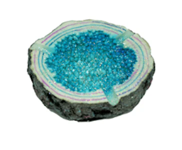 Glass - Blue Crystal Ashtray