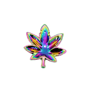 Glass - Porcelain Leaf Ashtray