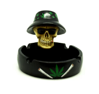 Glass - Skull Hat Weed Ashtray