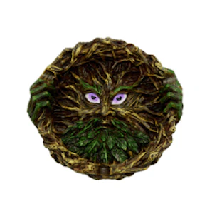 Glass - Green Man Ashtray