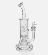 High Point Glass | Crystal Series 12" | Double Matrix Water Pipe Box Set w/ 14M Crystal Bowl & 4mm Banger