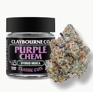 CLAYBOURNE CO. - [Claybourne] Flower - 3.5g - Purple Chem (I/H)
