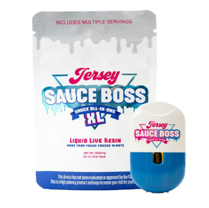 JERSEY SAUCE BOSS - Super Lemon Haze Live Resin 1g AIO