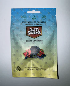 JEFF'S SESSIONS - Berry Lavender | 100mg | Gummies | Jeff's Sessions