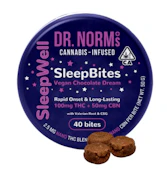 [Dr. Norm's] Infused Brownie Bites - 100mg - SleepWell Chocolate Dream (I)