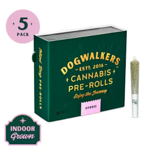 DOGWALKERS - Runtz Dogwalkers 5 Pack Pre Roll - .35G (1.75G)