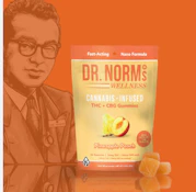 [Dr. Norm's] Gummies - 200mg - Pineapple Peach 1:1 (THC:CBG)