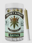 Quiet Kings Pre Roll 5pk 0.5g PR - Durban Haze (S)