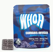 WHOA 100mg Blueberry Gummy Single Bite