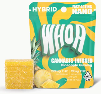 WHOA - WHOA 100mg Pineapple Gummy Single Bite