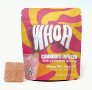 WHOA 100mg Pink Lemonade Gummy Single Bite