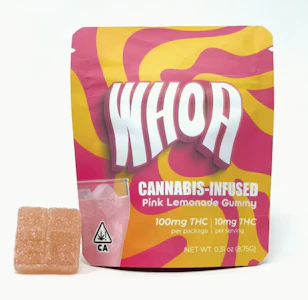 WHOA - WHOA 100mg Pink Lemonade Gummy Single Bite