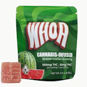 WHOA 100mg Watermelon Gummy Single Bite