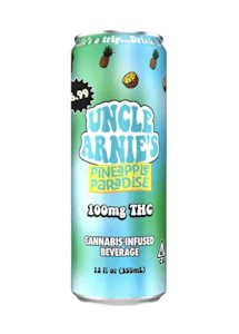 UNCLE ARNIE'S - Uncle Arnie's Beverage - Pineapple Paradise 100mg (12oz)