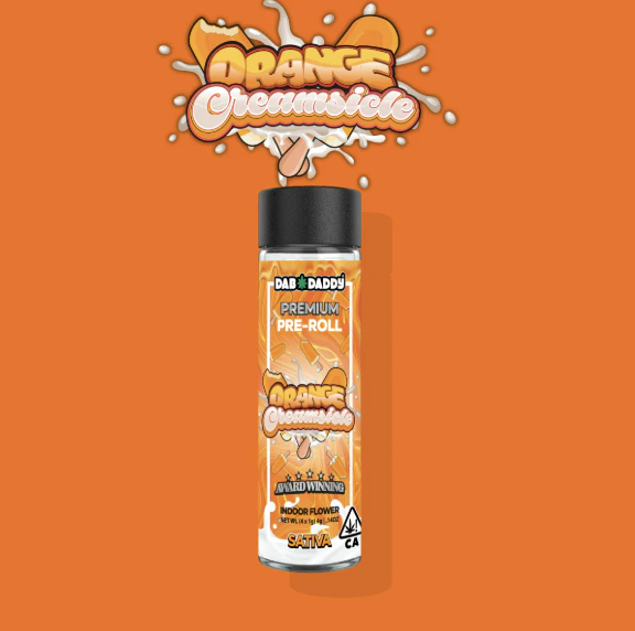 Dab Daddy Ⓡ - Dab Daddy | Orange Creamsicle | PreRoll pack 4pk (1g x 4) Main Image
