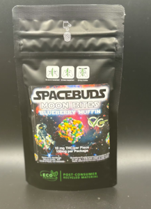 SPACEBUDS - BLUEBERRY MUFFIN LIVE ROSIN EDIBLES 10PK - SPACEBUDS - 100mg