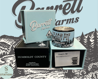Barrett Farms LLC - Peach Pie - Live Rosin - 1g