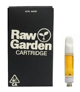 RAW GARDEN - Raw Garden - Live  Sauce - Lemon Sour Diesel - Vape Cart - 1.0g