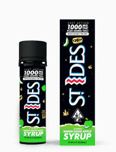 St. Ide's - [St. Ides] 2oz Tincture - 1000mg THC + 200mg THCv - Wired Sour Apple (S)