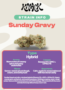 Knack - Sunday Gravy - 28G Flower