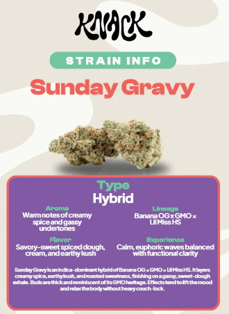 Knack - Sunday Gravy - 28G Flower Main Image